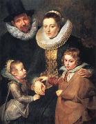 Peter Paul Rubens Fan Brueghel the Elder and his Family (mk01) china oil painting artist